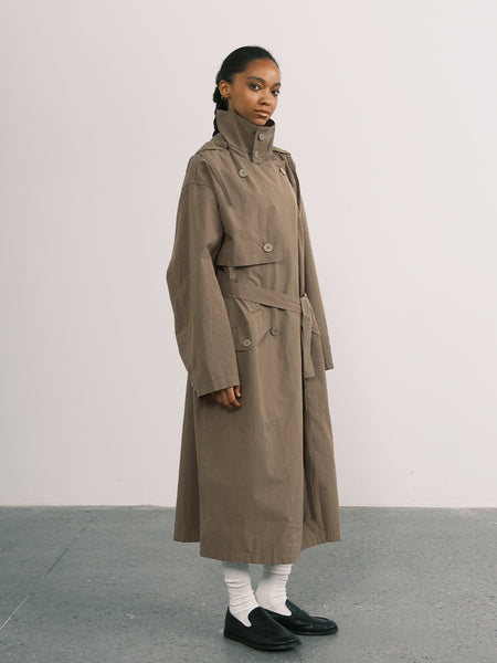 Cotton Oversized Trench Coat – an action a day