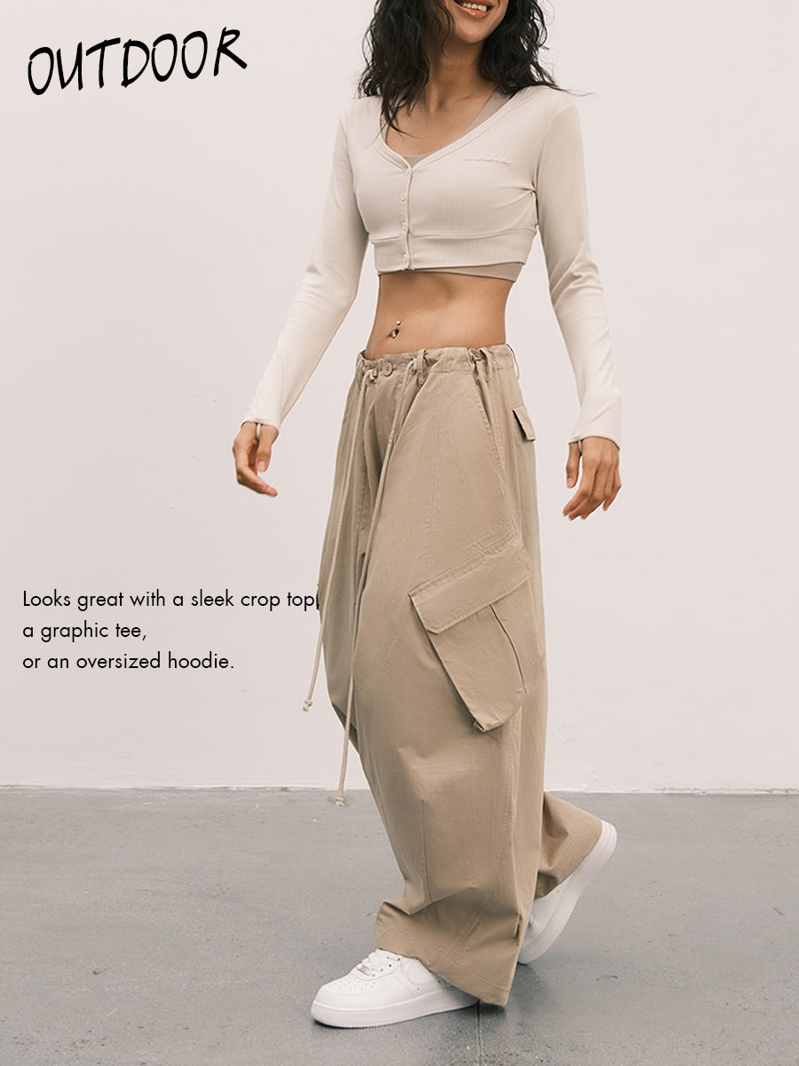 Baggy Balloon Streetwear Cargo Pants for Women – an action a day Baggy Balloon Streetwear Cargo Pants for Women – an action a day