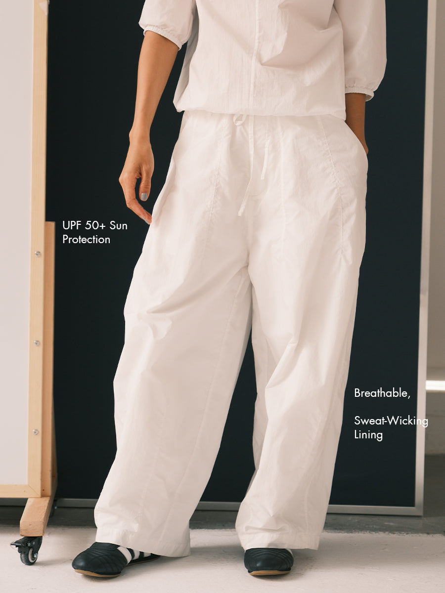 トップス HARGUEDRYCOTTONPLANESWEATFOODIE PANTS SweatyRocks Women's High Waist Wide Leg Palazzo Pants Zip